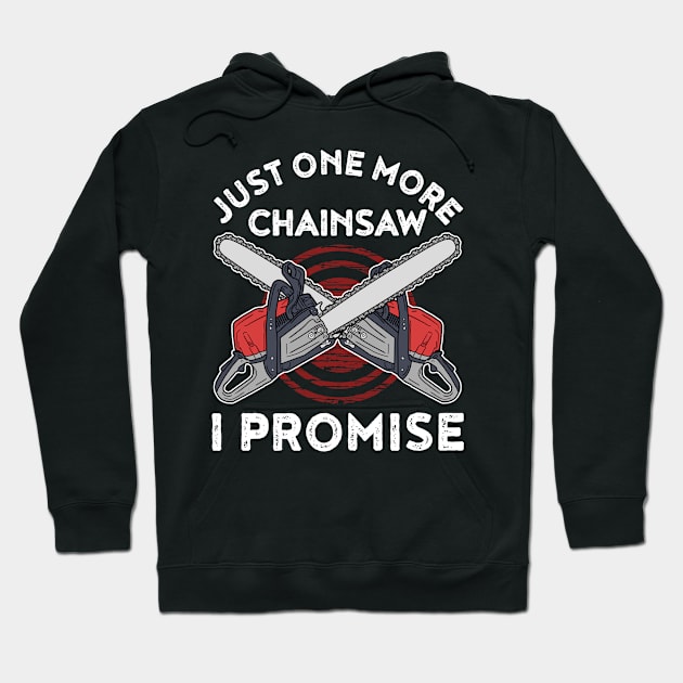 Woodworking Gift Men Lumberjack Gifts Arborist Chainsaw Hoodie by PomegranatePower